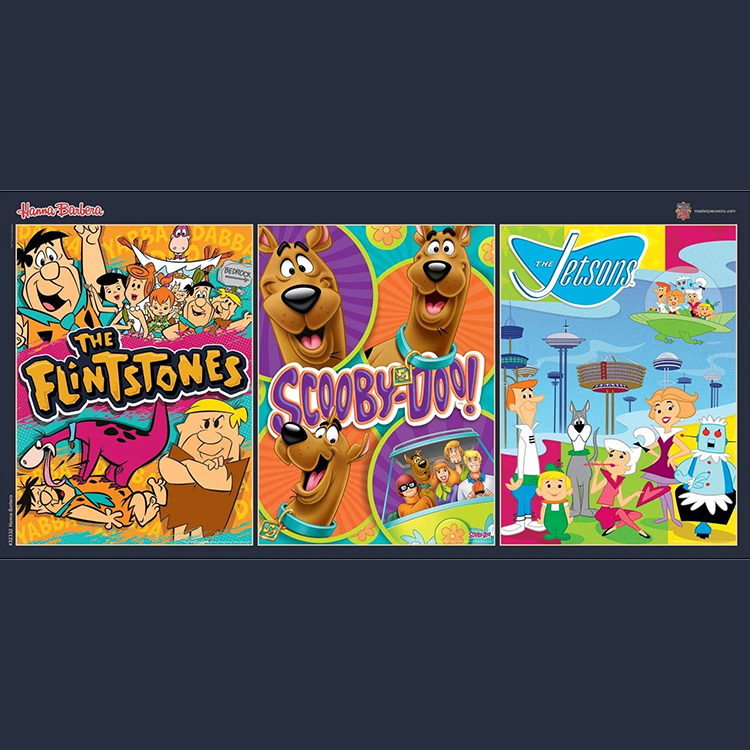 Hanna Barbera - 3 Pack of Puzzles | Master Pieces | 500 Pieces each image 2
