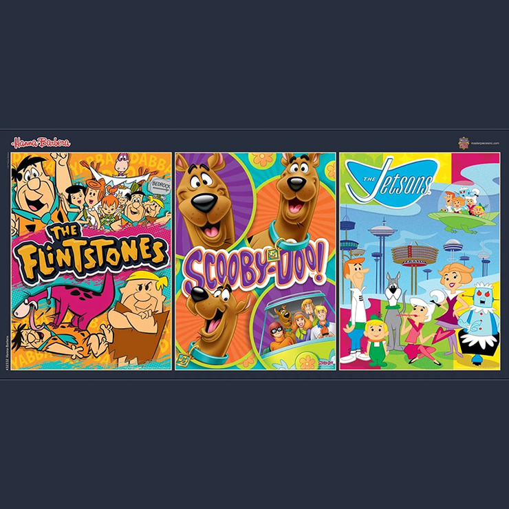 Hanna Barbera - 3 Pack of Puzzles | Master Pieces | 500 Pieces each image 2