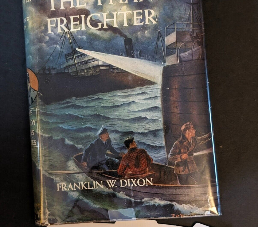 26 Phantom Freighter(1947-Dust): Vintage Hardy Boys Book image 0