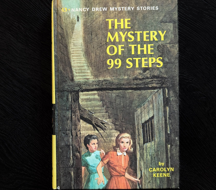 43 The Mystery of the 99 Steps Nancy Drew Book -1966-Yellow Number image 0