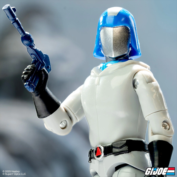 Cobra Commander Arctic GI Joe Action Figure ReAction+ 1/18 image 1
