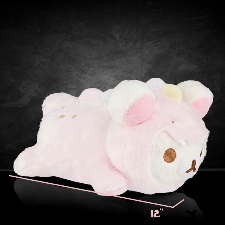 Korilakkuma Pink Dinosaur Costume - Laydown Series Plush San-X Original image 0