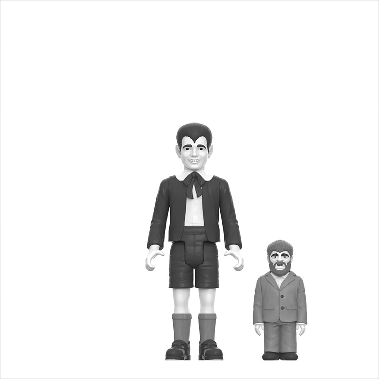 Eddie Munster (Grayscale) The Munsters 3 3/4-Inch ReAction Figure image 1