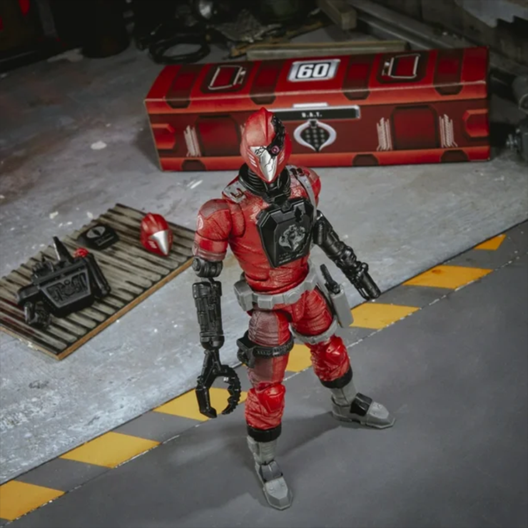 Crimson BAT Action Figure GI Joe Classified Series 6in. image 3