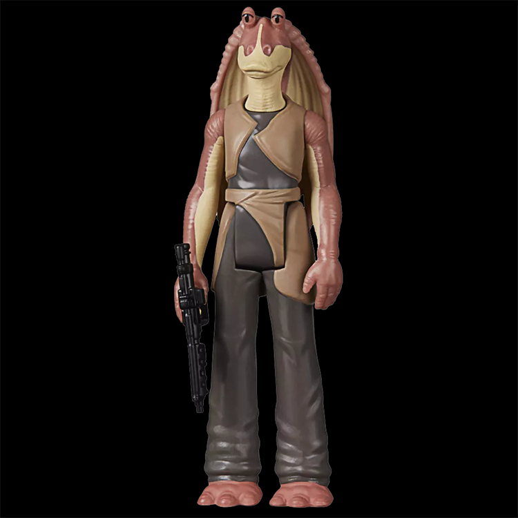 Jar Jar Binks Star Wars Retro Collection Action Figure 1:18 Scale TPM image 1