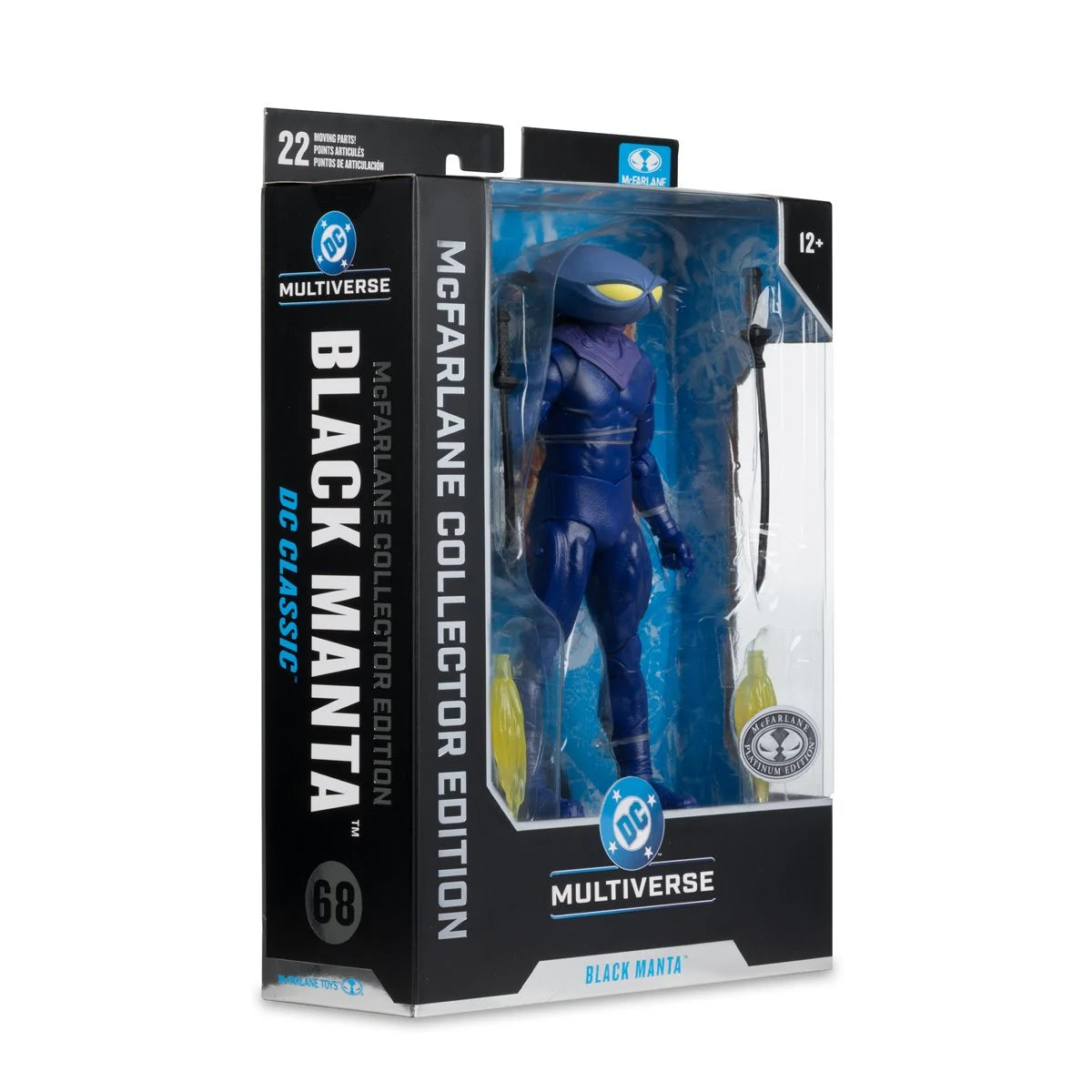Black Manta Blue Chase Variant 7" McFarlane Action Figure DC Multiverse W16" by McFarlane Toys