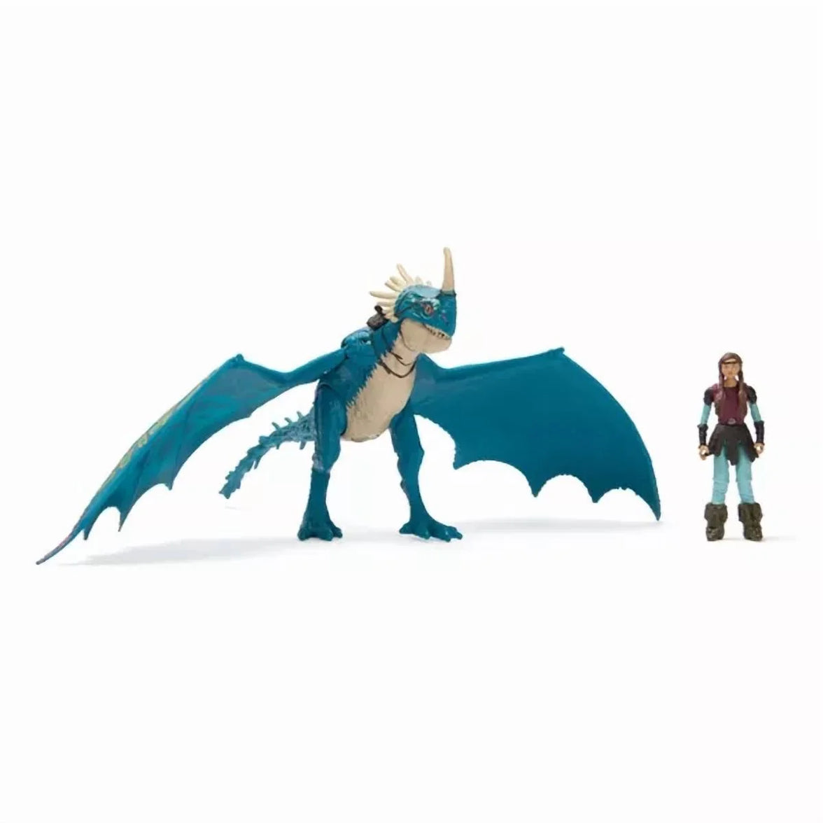 Spin Master How to Train Your Dragon action figures of Stormfly and Astrid with movable wings and limbs