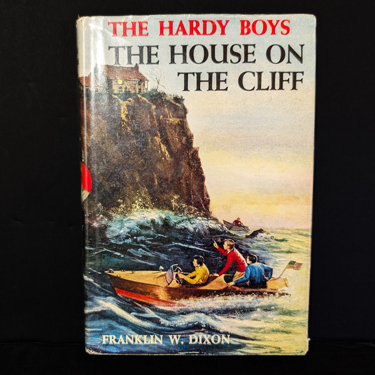2 The House on the Cliff (1959-Dust): Vintage Hardy Boys Book -a image 0