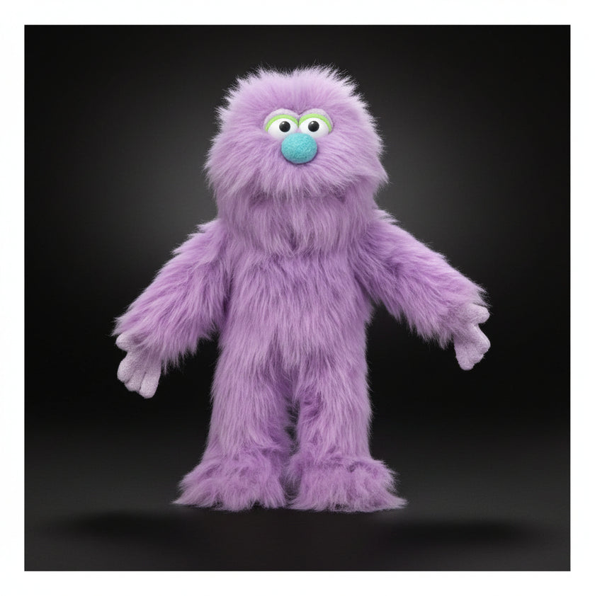 Silly Puppets Gumboil Purple Monster Puppet - 14