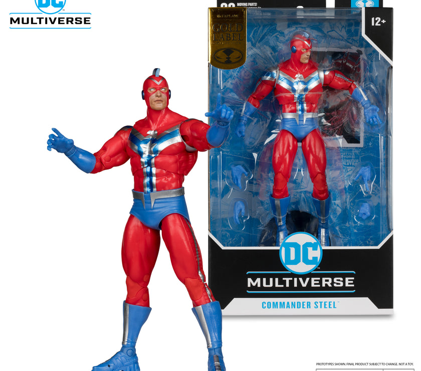Commander Steel DC Multiverse Action Figure 7" image 0