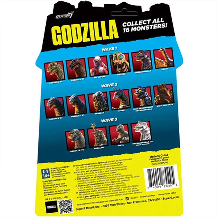 Godzilla Megalon - 3 3/4 inch ReAction Action Figure image 3