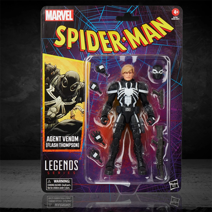 Spider-Man Marvel Legends Agent Venom Flash Thompson 6-Inch Action Figure image 0