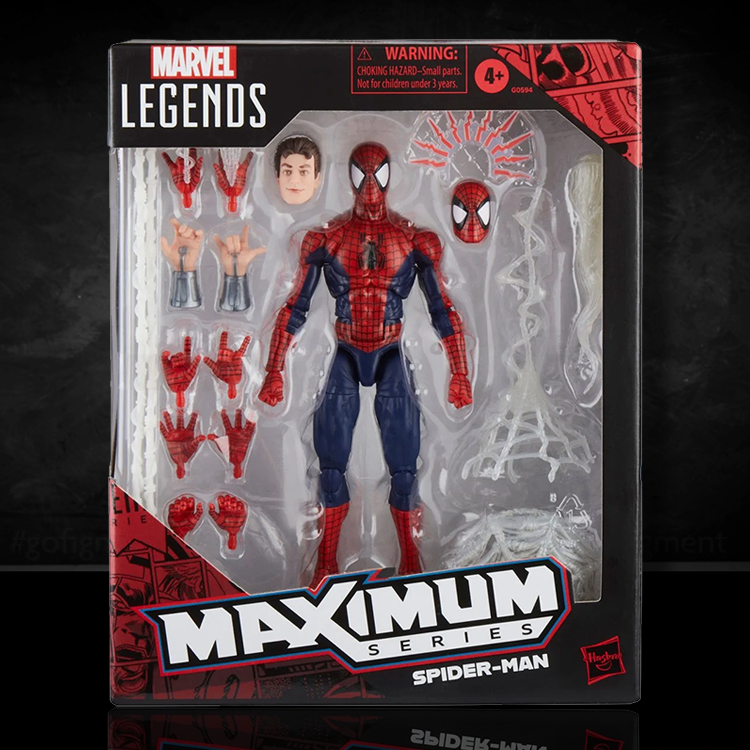 Spiderman Marvel Legends Maximum Series 6 inch Action Figure image 0