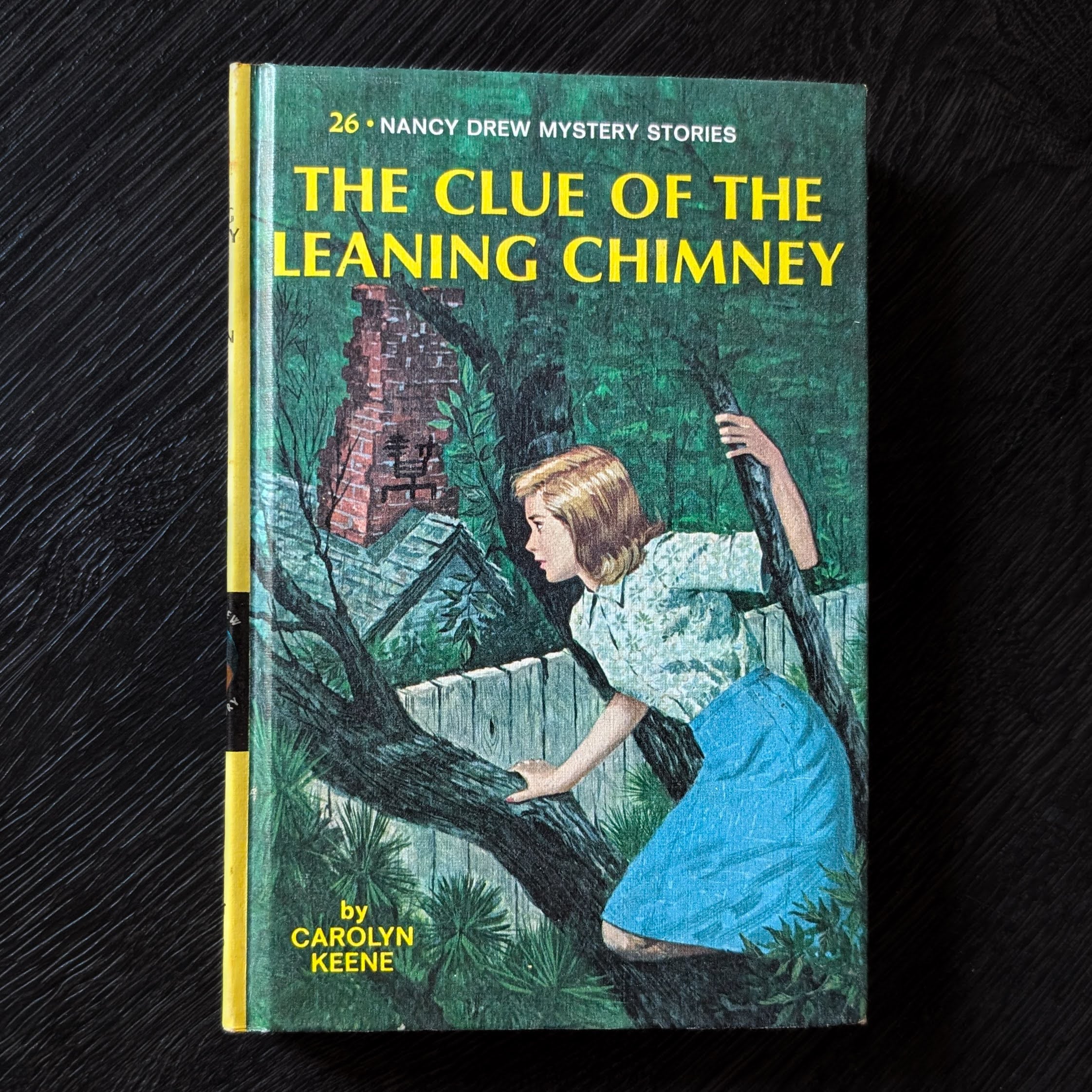 26 The Clue of the Leaning Chimney Nancy Drew Mystery Books -1967-YN image 0