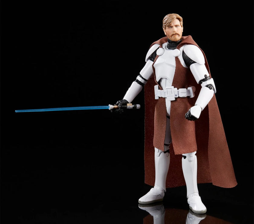 Obi-Wan Kenobi Clone Commander Action Figure Star Wars Black Series 1:12 Scale image 2