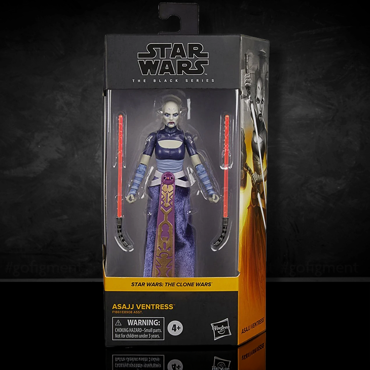 Asajj Ventress Action Figure Star Wars Black Series 1:12 Scale image 0