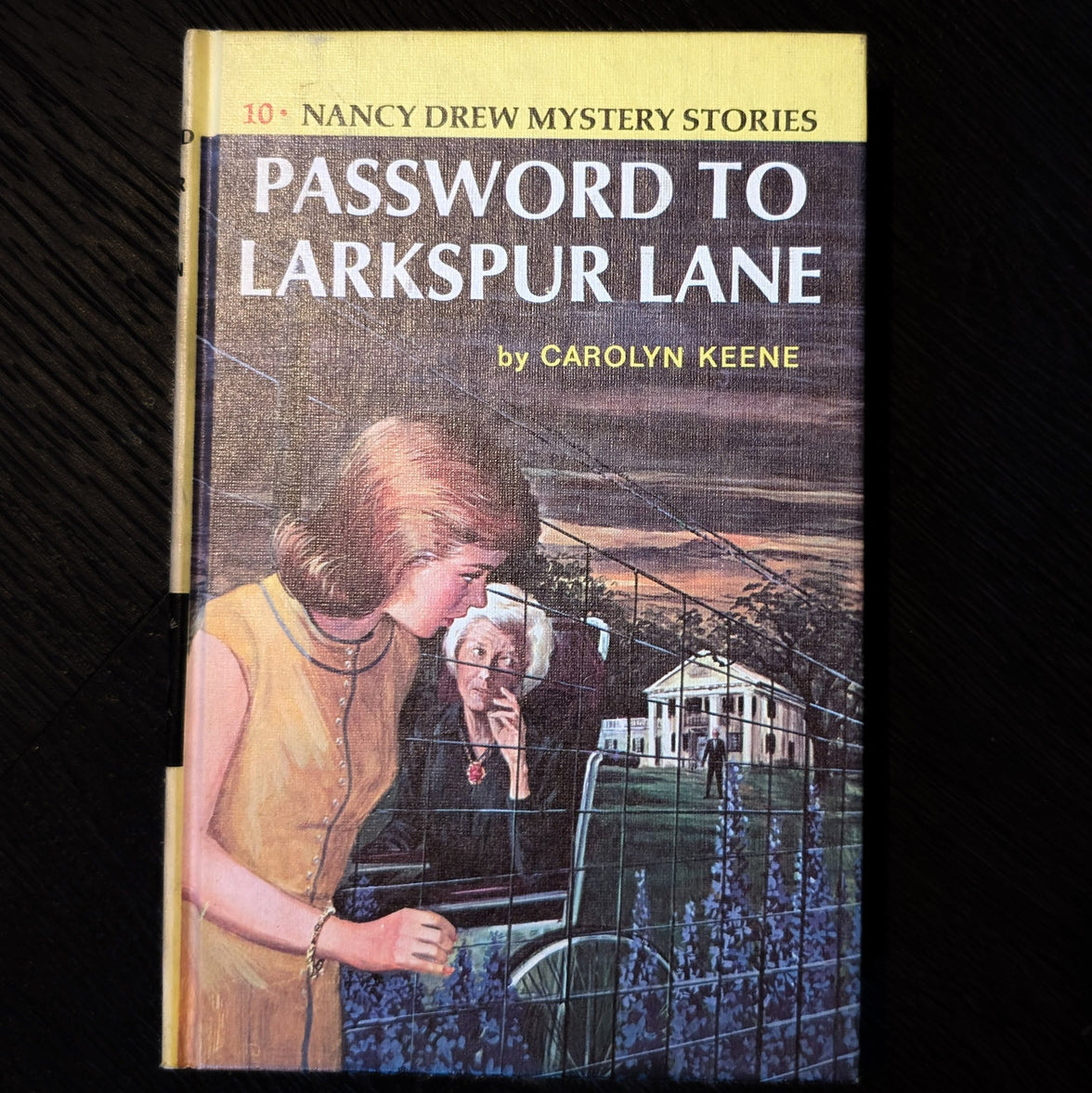 10 The Password to Larkspur Lane Yellow Bar Nancy Drew Mystery Books -1966-YB image 0