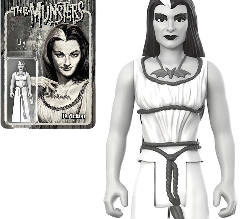 Lily Munster (Grayscale) The Munsters 3 3/4-Inch ReAction Figure image 2