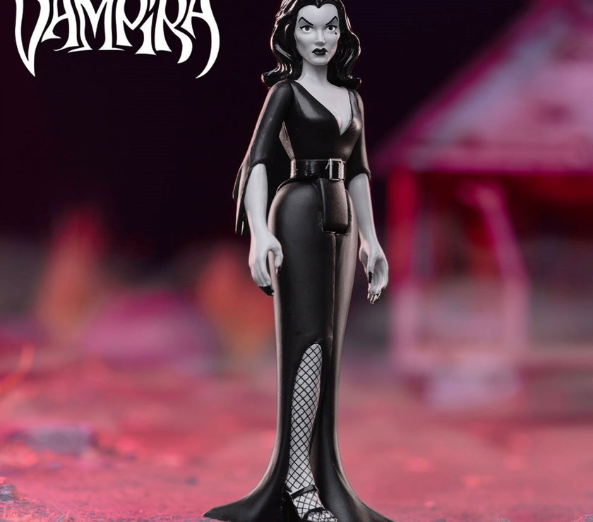 Vampira (Plan 9 Grayscale) 3 3/4-Inch ReAction Figure image 1