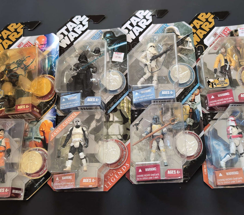 Star Wars 30th Anniversary Collection Lot of 8 Action Figures Lot D image 0