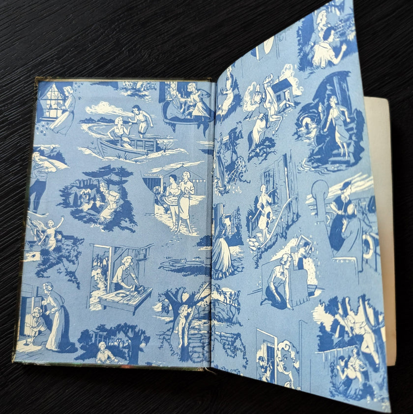 35 The Haunted Showboat "Blue Endpages" Nancy Drew Mystery Books -1957 image 1