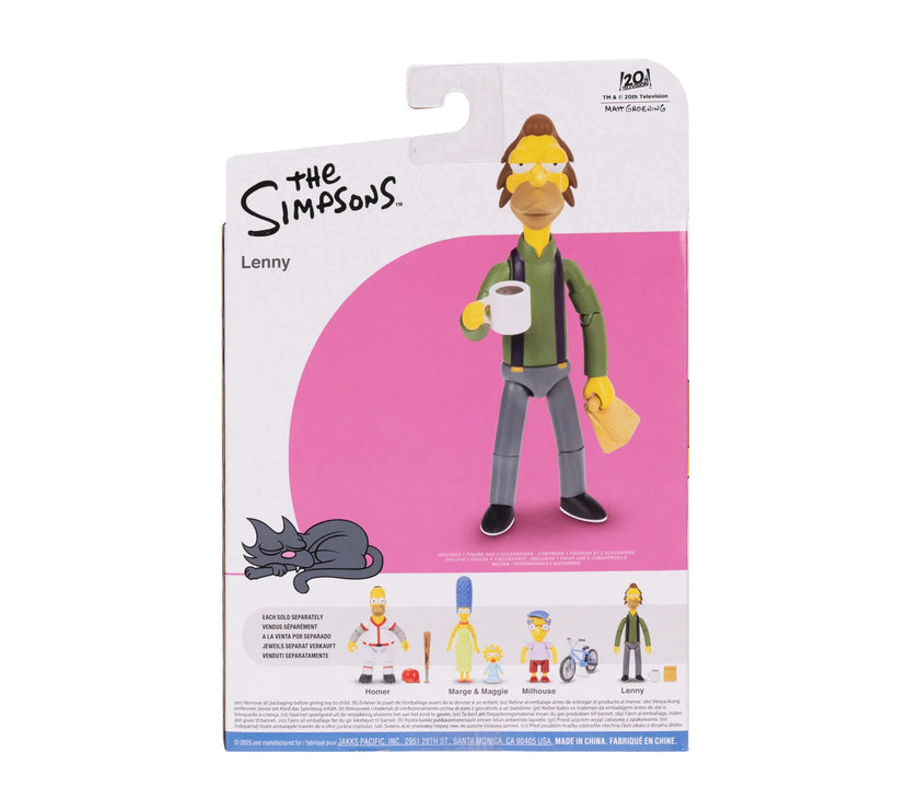 Barney Gumble and Lenny Leonard Combo Wave 4 Action Figure The Simpsons 5in image 5