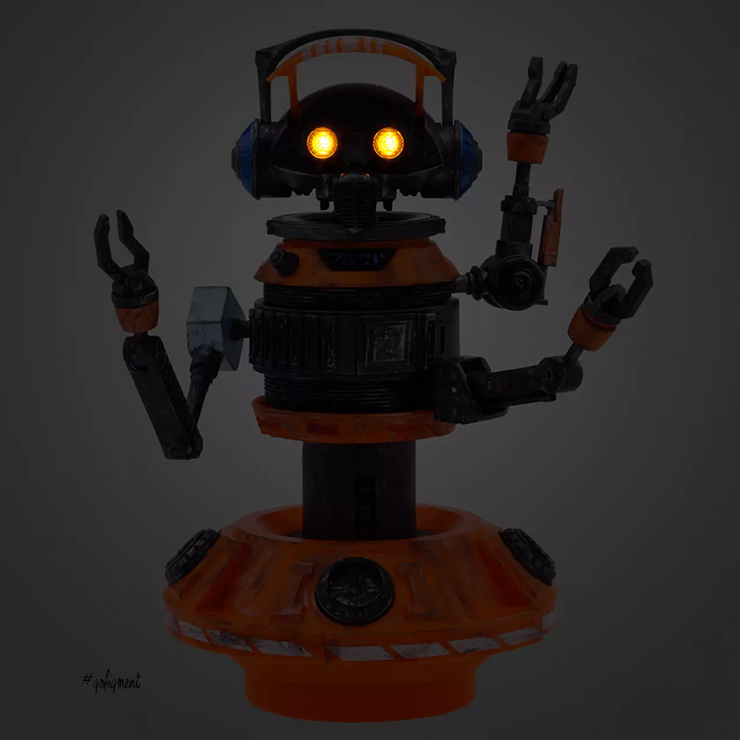 DJ R-3X Talking Action Figure Star Wars 8" Motion-Activated Light and Sound image 2