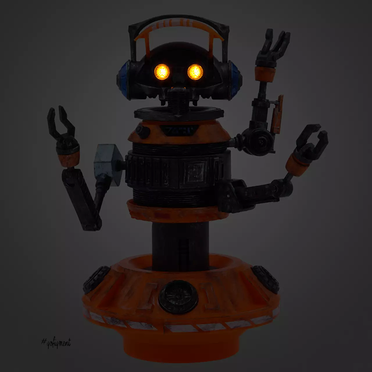 DJ R-3X Talking Action Figure Star Wars 8" Motion-Activated Light and Sound image 2