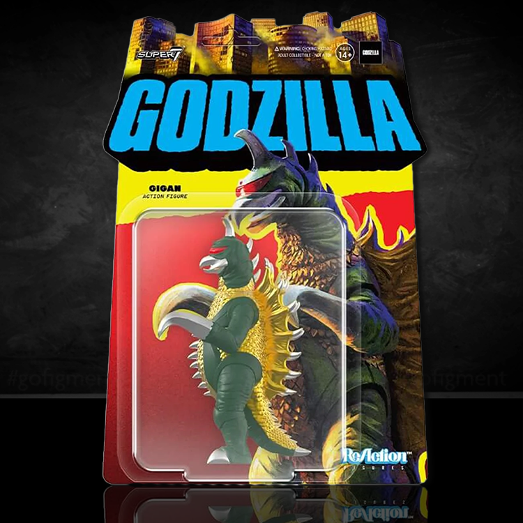 Godzilla Gigan Action Figure 3.75" Super7 Reaction Action Figure image 0