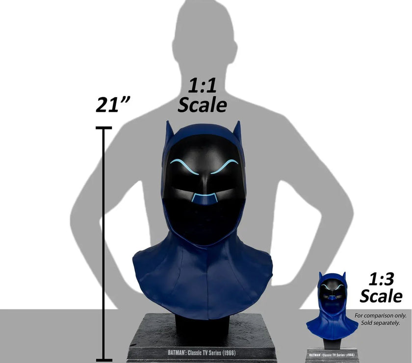 DC Direct Prop Replica Classic Batman TV Series 1966 Cowl Full Scale image 7