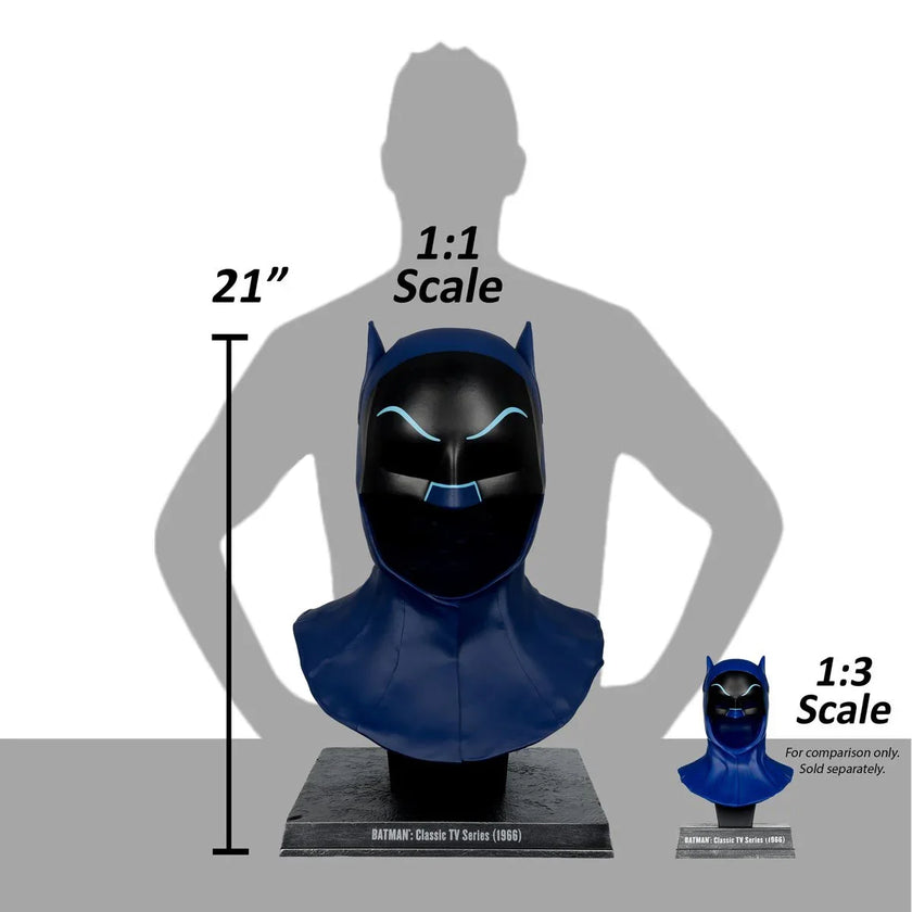 DC Direct Prop Replica Classic Batman TV Series 1966 Cowl Full Scale image 7