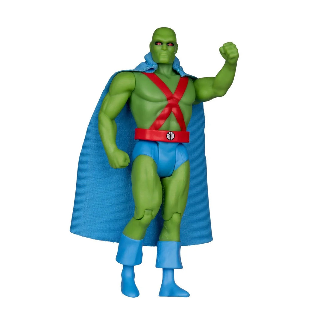 Martian Manhunter 4.5" McFarlane DC Super Powers Wave 16 Figure by McFarlane Toys in green and blue costume