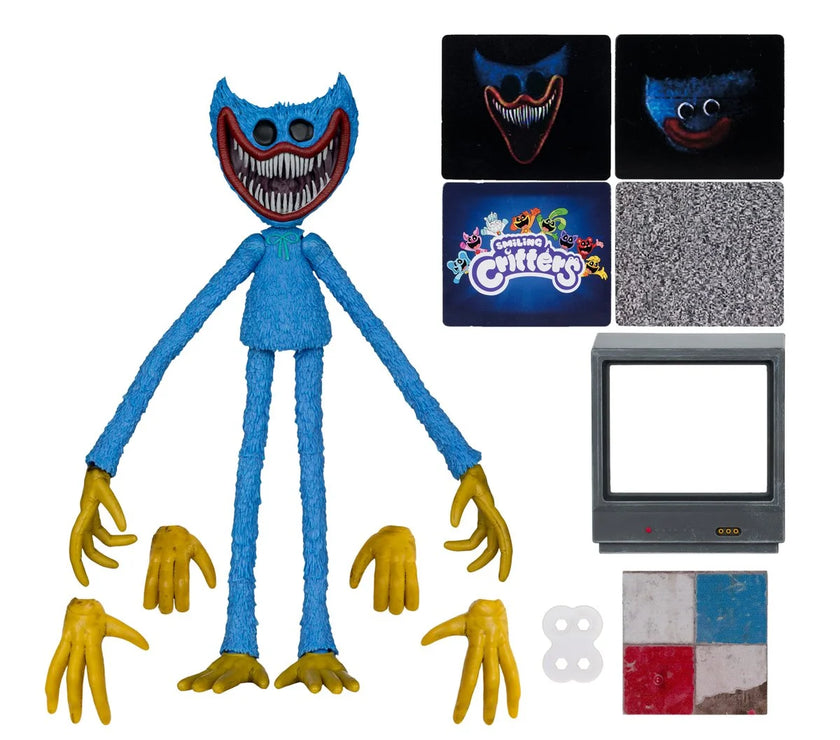 McFarlane Poppy Playtime Wave 2 Nightmare Huggy Wuggy 7-Inch Figure