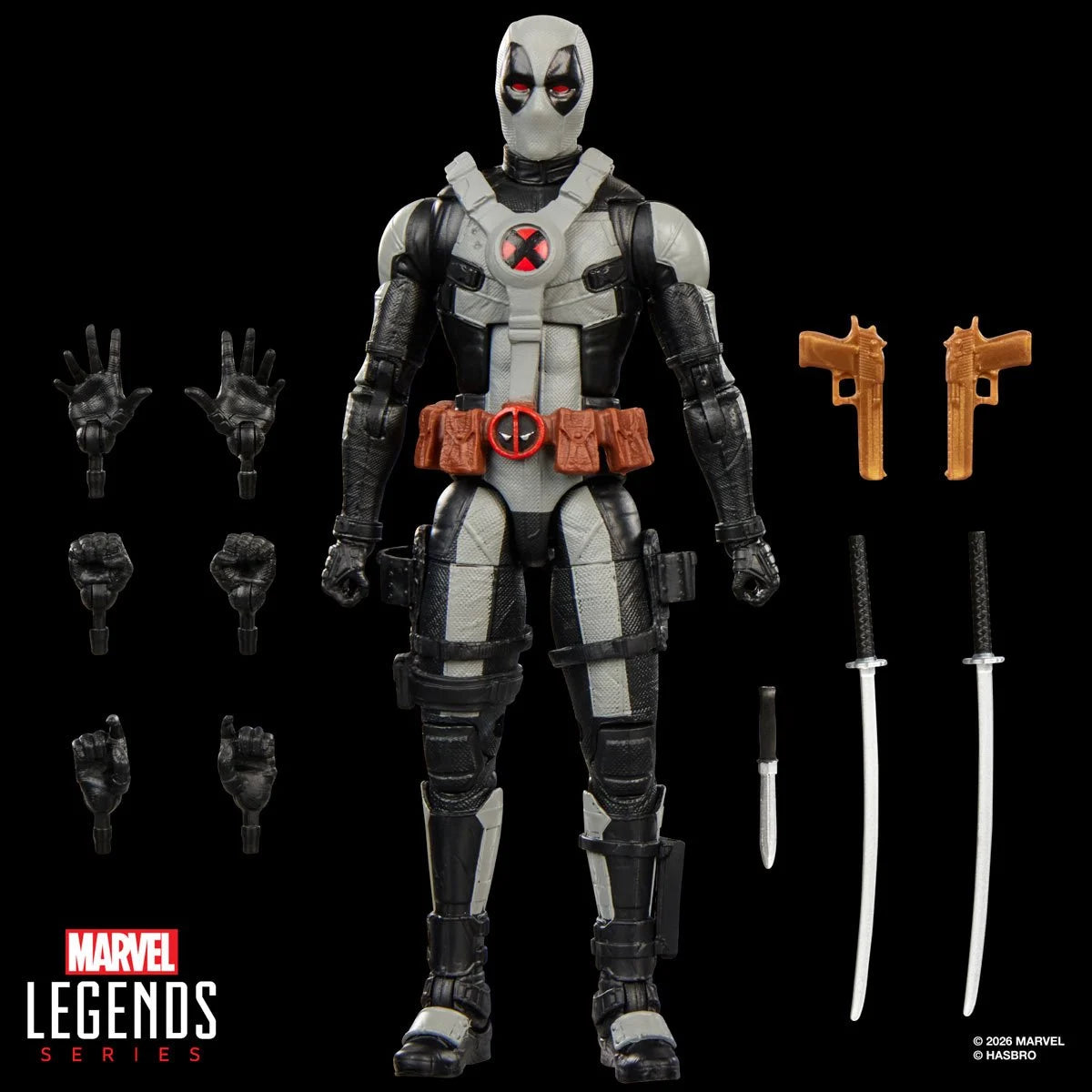 Deadpool (Concept Art) Deadpool & Wolverine Marvel Legends Series Action Figure by Hasbro 6-Inch