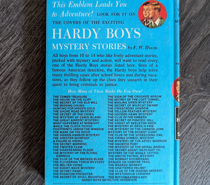 06 The Shore Road Mystery (Blue Bar): 🕵🏻Vintage Hardy Boys Book Blue-Back image 1