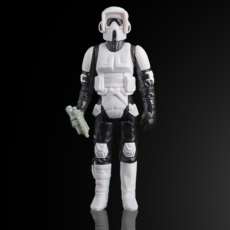 Biker Scout Star Wars Retro Collection Action Figure 1:18 Scale ROTJ image 1