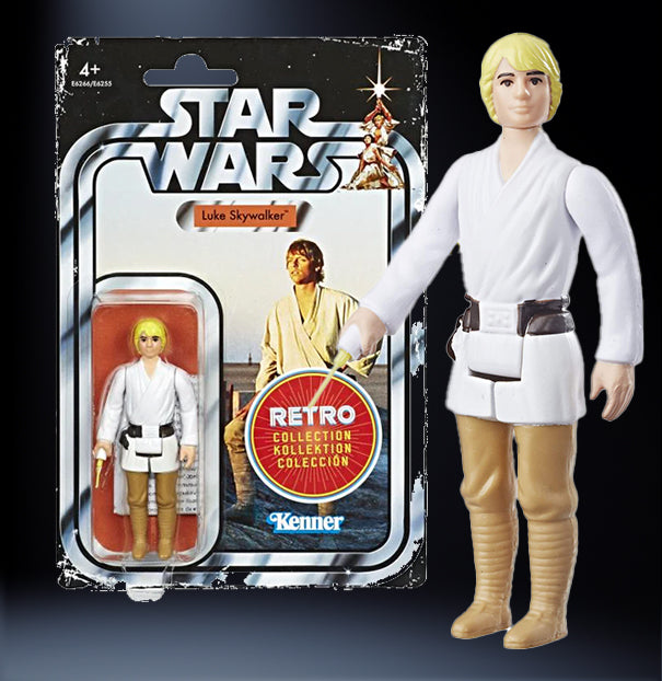 Luke Skywalker Star Wars Retro Collection Action Figure 1:18 Scale ANH image 0