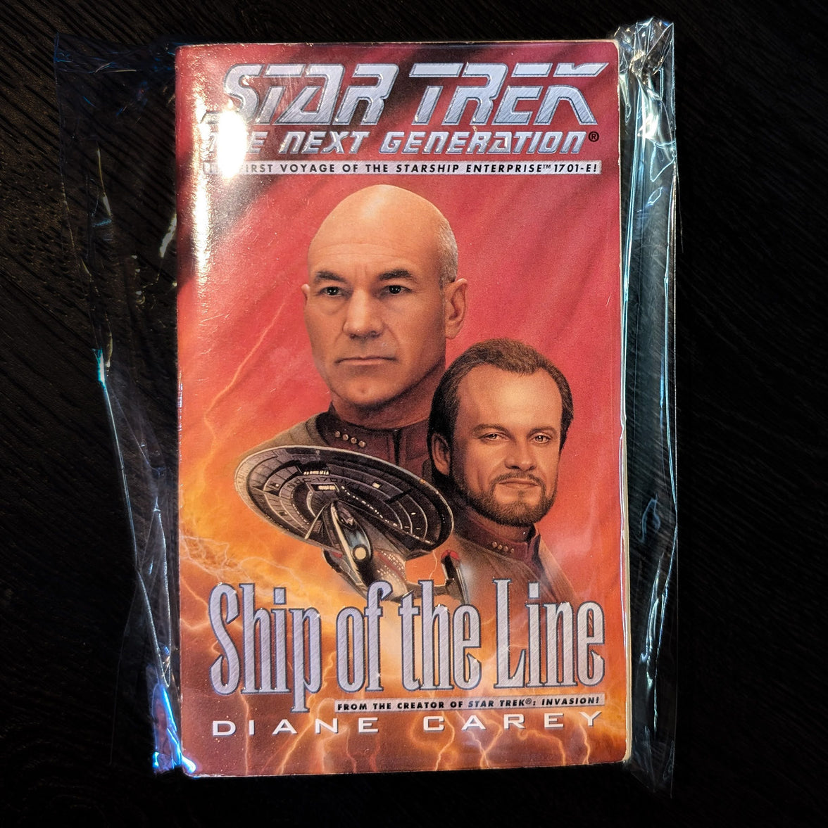 Ship of the Line: Star Trek The Next Generation Paperback Book image 0