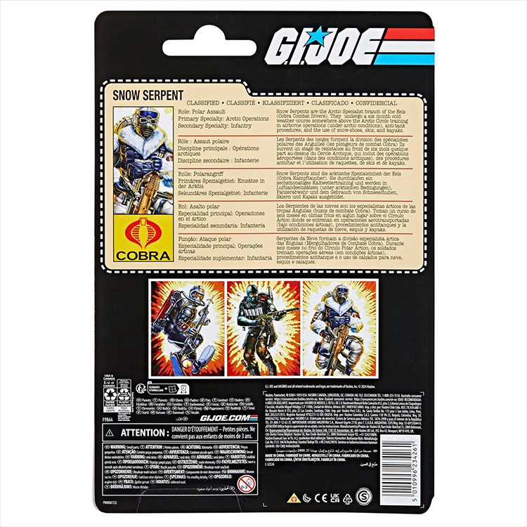 Snow-Serpent - G.I. Joe Classified Series Retro Cardback 6-Inch Action Figure image 2