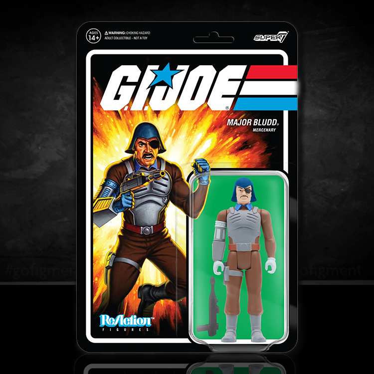 GI Joe Major Bludd Mercenary Action Figure 3.75" Super7 ReAction image 0