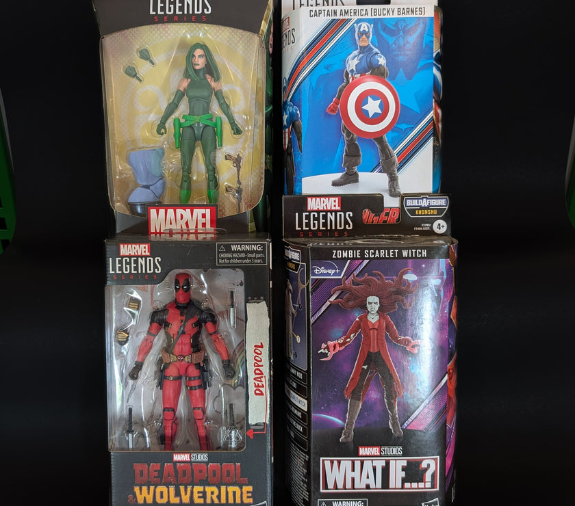 Deadpool, Scarlet Witch, Captain America Hydra 4 Pack Action Figure Lot 6 in image 0