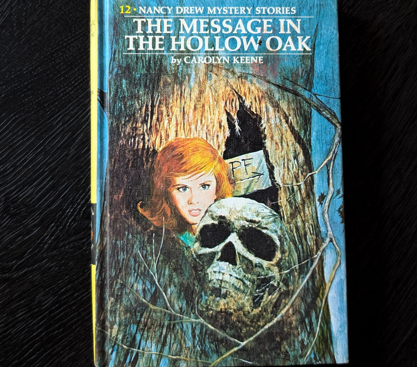 12 The Message in the Hollow Oak Nancy Drew Mystery Books -1972-YN image 0
