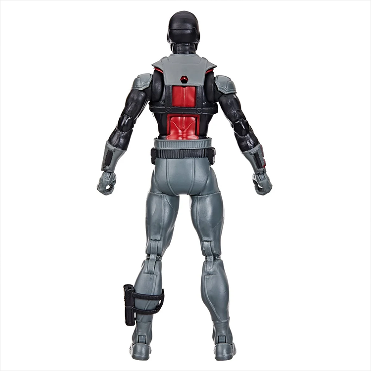 Rear view of Hasbro G.I. Joe Classified Series Cobra Eel 6-inch action figure in detailed black and gray uniform