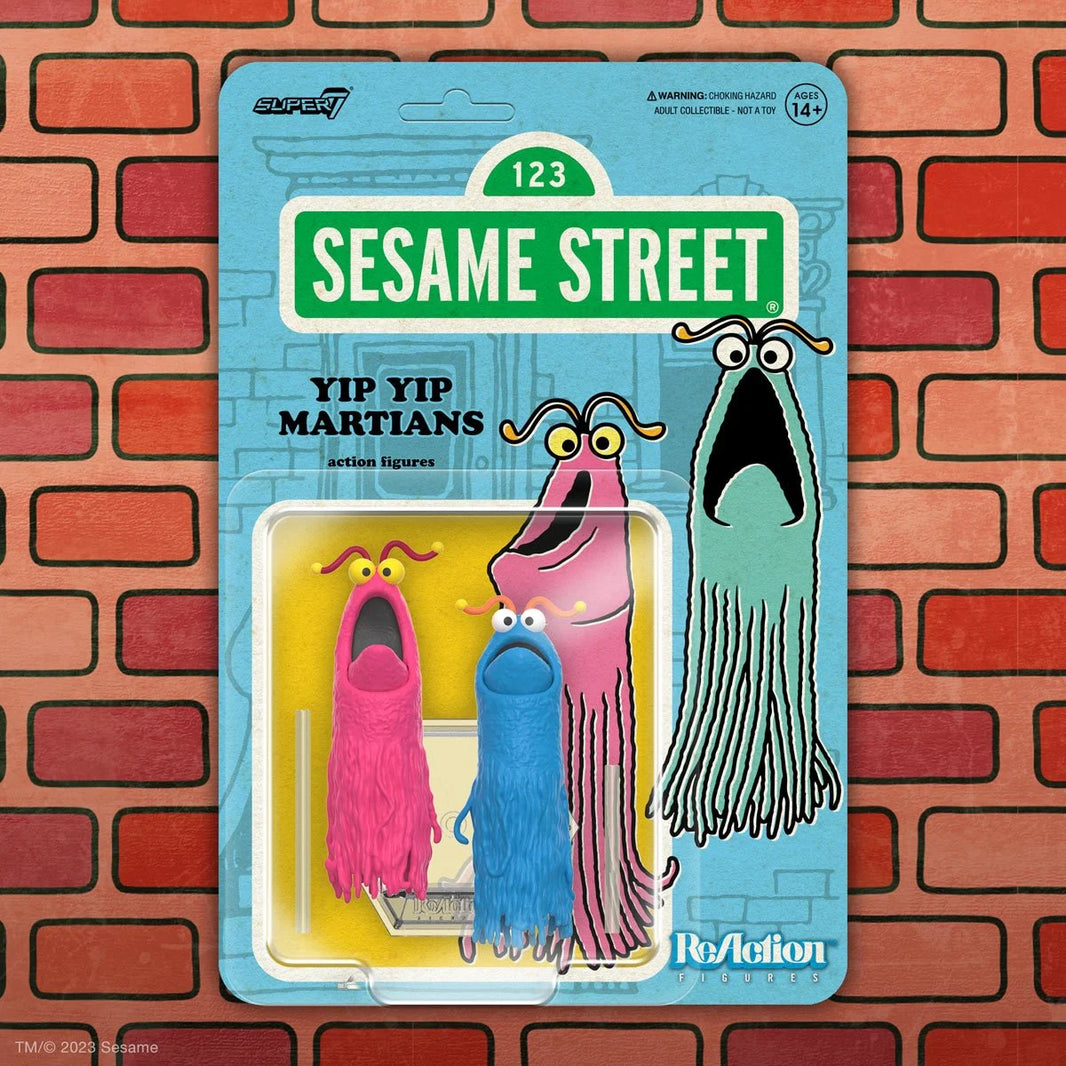 Yip Yip Martians Sesame Street Action Figure 3 3/4 Super 7 NIB image 1