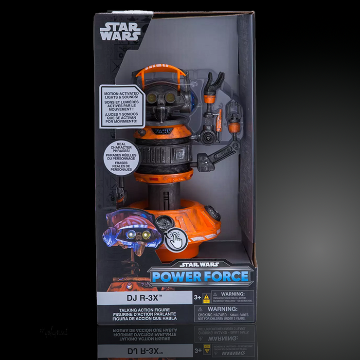 DJ R-3X Talking Action Figure Star Wars 8" Motion-Activated Light and Sound image 0