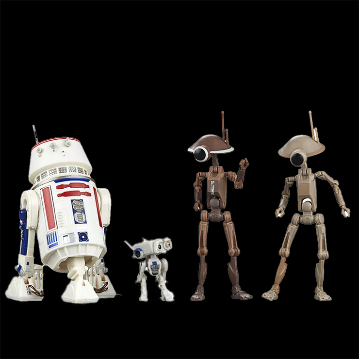 Mandalorian Droid 4-Pack Star Wars The Black Series 1/12 Scale image 0