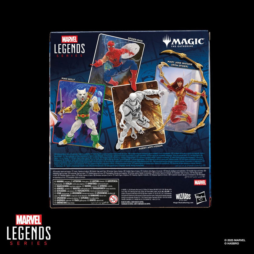 Marvel Legends Mary Jane Watson Iron Spider Action Figure with Magic: The Gathering Card