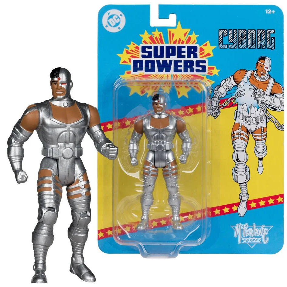 Cyborg (Metallic) 4.5" McFarlane DC Super Powers Wave 16 Figure by McFarlane Toys