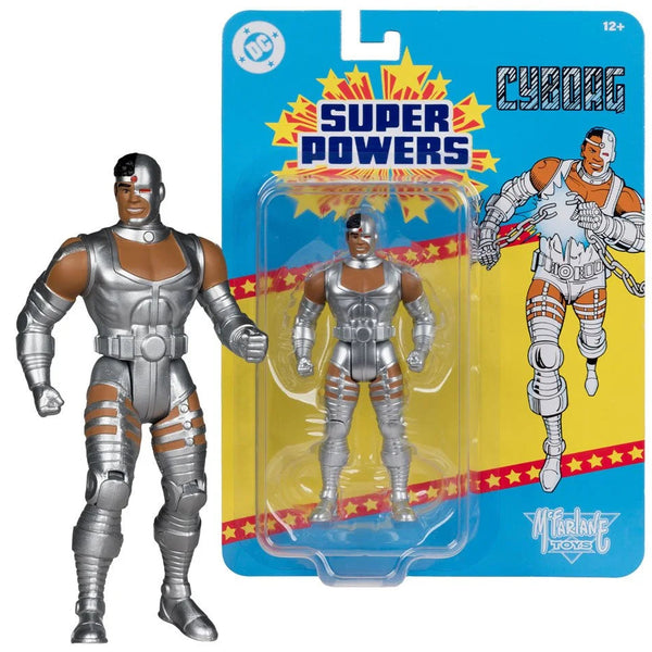 Cyborg (Metallic) 4.5" McFarlane DC Super Powers Wave 16 Figure by McFarlane Toys