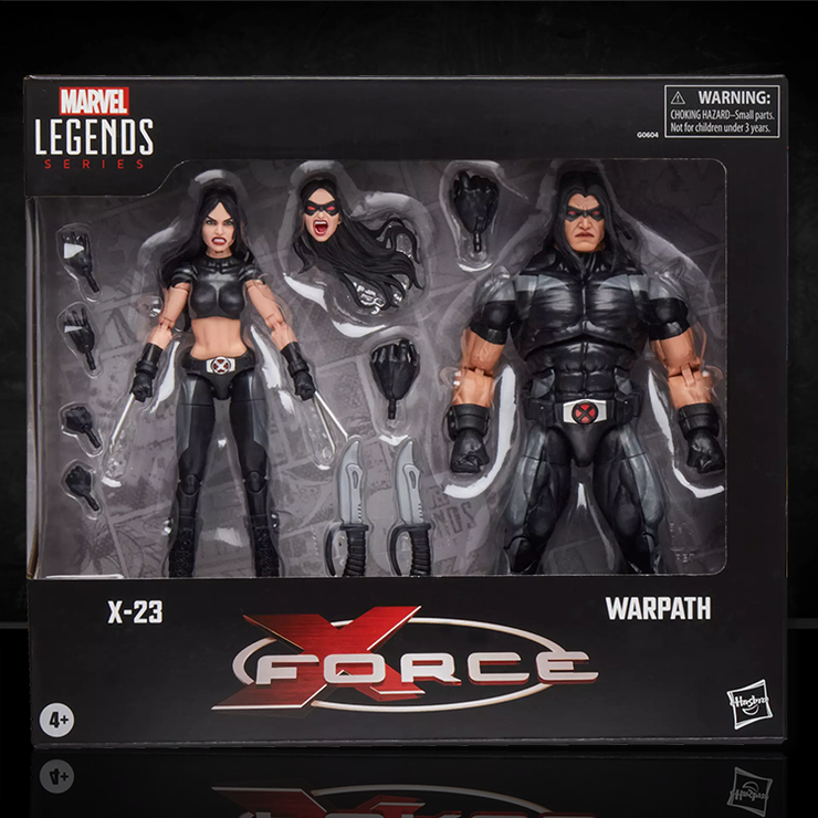 Warpath and X-23 Marvel Legends X-Force Action Figures Hasbro 1:12 image 0